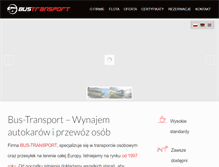 Tablet Screenshot of bus-transport.eu